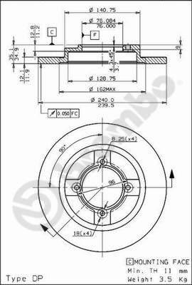 Breco BS 7321 - Bremžu diski ps1.lv