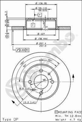 Breco BS 7373 - Bremžu diski ps1.lv