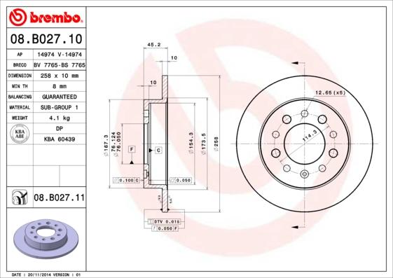 Breco BS 7765 - Bremžu diski ps1.lv