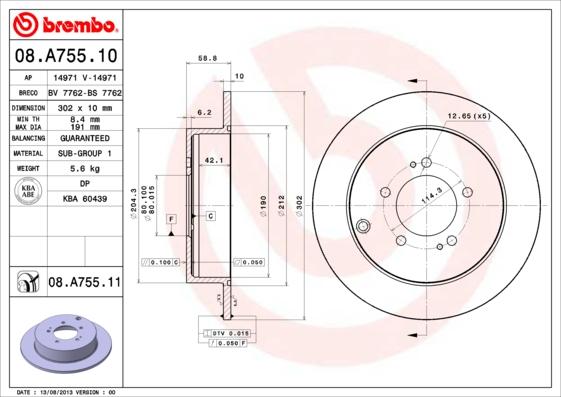 Breco BS 7762 - Bremžu diski ps1.lv