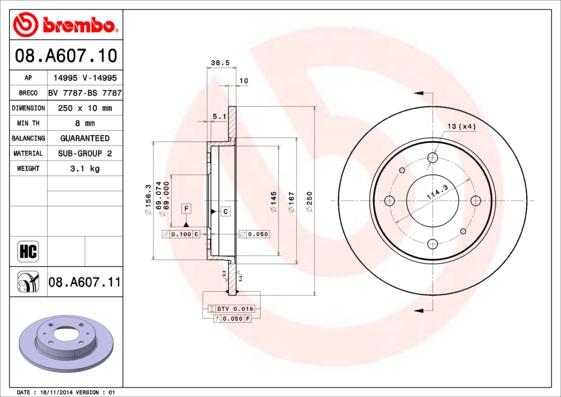 Breco BS 7787 - Bremžu diski ps1.lv