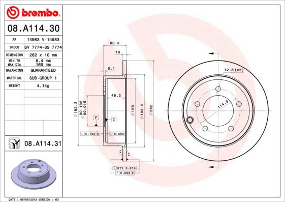 Breco BS 7774 - Bremžu diski ps1.lv