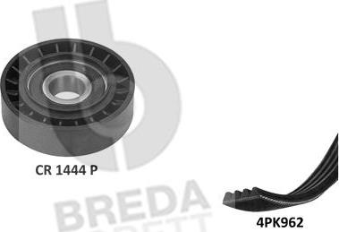 Breda Lorett KCA0050 - Ķīļrievu siksnu komplekts ps1.lv