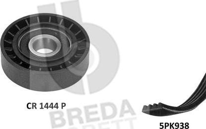 Breda Lorett KCA0013 - Ķīļrievu siksnu komplekts ps1.lv