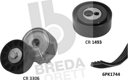 Breda Lorett KCA0034 - Ķīļrievu siksnu komplekts ps1.lv