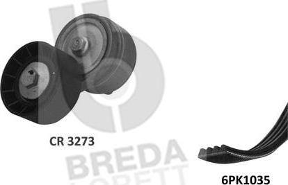 Breda Lorett KCA0031 - Ķīļrievu siksnu komplekts ps1.lv