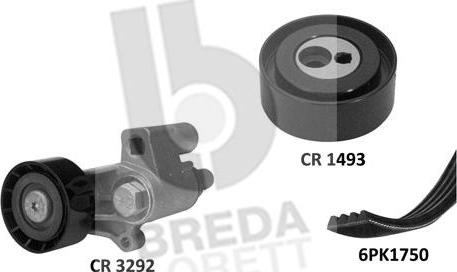 Breda Lorett KCA0023 - Ķīļrievu siksnu komplekts ps1.lv