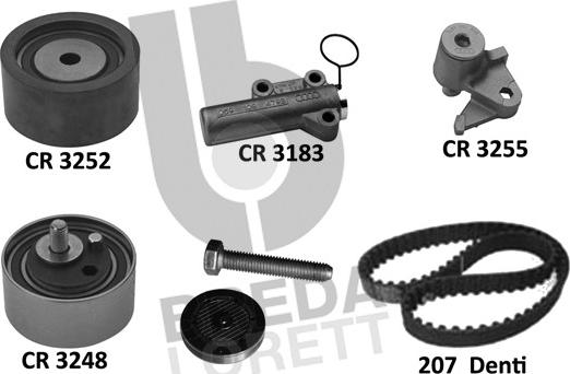 Breda Lorett KCD0793 - Zobsiksnas komplekts ps1.lv