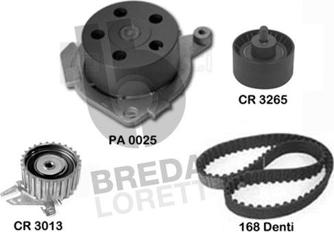 Breda Lorett KPA0590A - Ūdenssūknis + Zobsiksnas komplekts ps1.lv