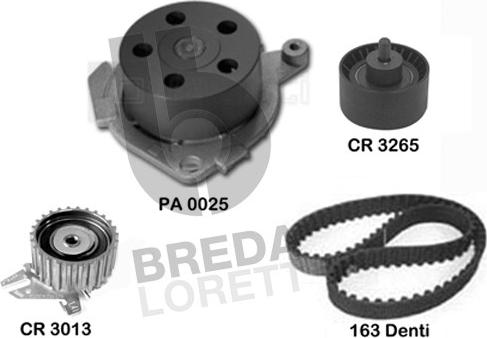 Breda Lorett KPA0588A - Ūdenssūknis + Zobsiksnas komplekts ps1.lv