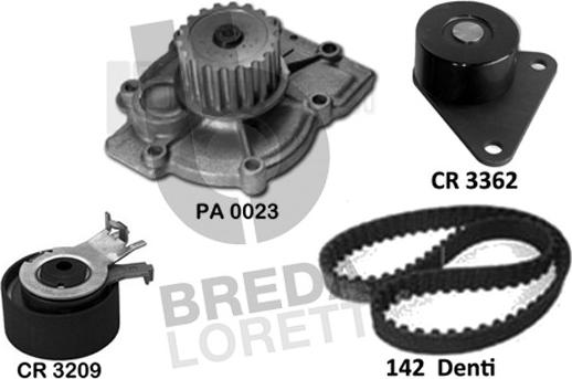 Breda Lorett KPA0671A - Ūdenssūknis + Zobsiksnas komplekts ps1.lv