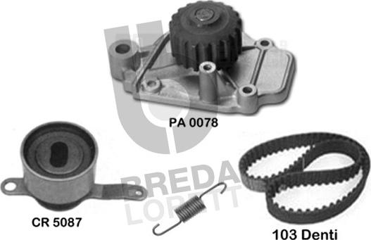 Breda Lorett KPA0175A - Ūdenssūknis + Zobsiksnas komplekts ps1.lv