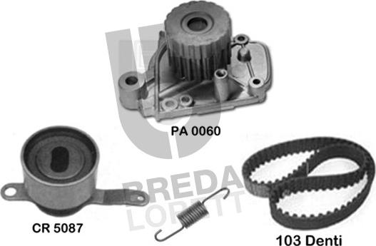 Breda Lorett KPA0175B - Ūdenssūknis + Zobsiksnas komplekts ps1.lv