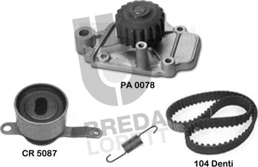 Breda Lorett KPA0176B - Ūdenssūknis + Zobsiksnas komplekts ps1.lv