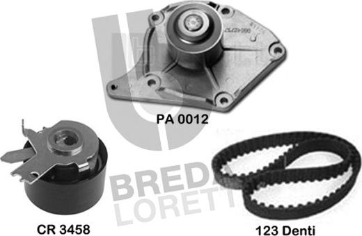 Breda Lorett KPA0361A - Ūdenssūknis + Zobsiksnas komplekts ps1.lv