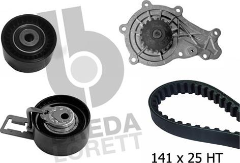 Breda Lorett KPA0334A - Ūdenssūknis + Zobsiksnas komplekts ps1.lv