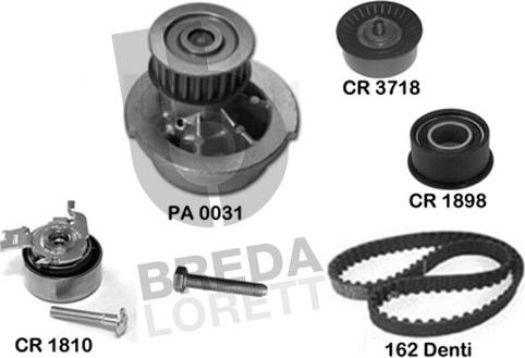 Breda Lorett KPA0718A - Ūdenssūknis + Zobsiksnas komplekts ps1.lv