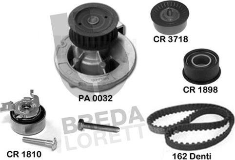 Breda Lorett KPA0718B - Ūdenssūknis + Zobsiksnas komplekts ps1.lv