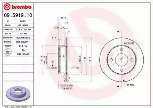 Alpha Brakes HTP-NS-050 - Bremžu diski ps1.lv