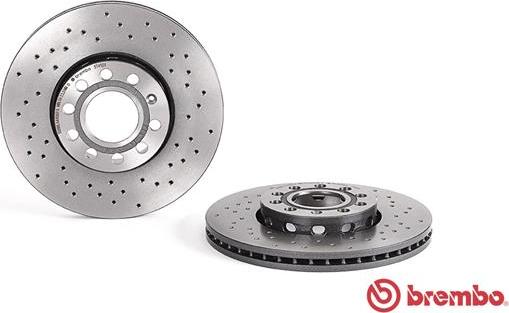 Brembo 09.5745.2X - Bremžu diski ps1.lv