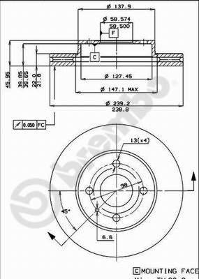 Brembo 09.3140.10 - Bremžu diski ps1.lv