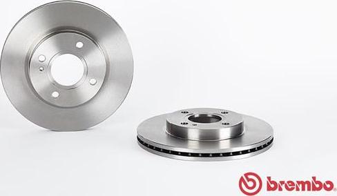 Brembo 09.A968.24 - Bremžu diski ps1.lv