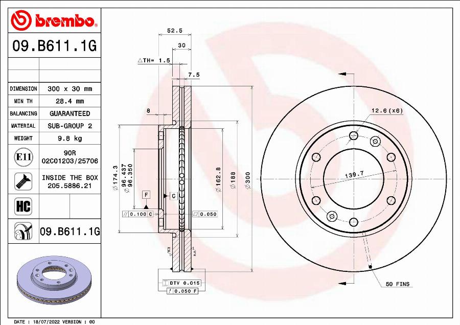 Brembo KT10019 - Bremžu komplekts, Disku bremzes ps1.lv