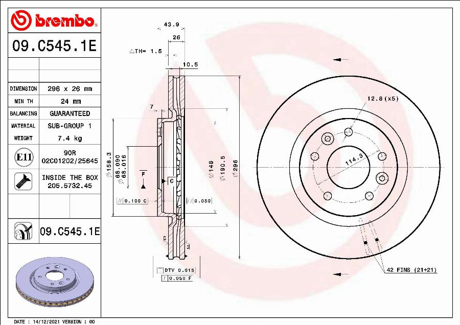 Brembo KT 08 019 - Bremžu komplekts, Disku bremzes ps1.lv