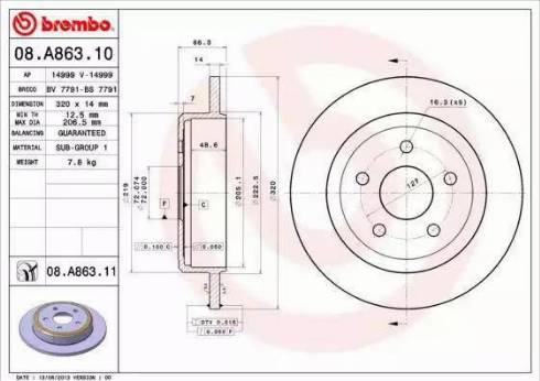 Alpha Brakes HTT-CH-011 - Bremžu diski ps1.lv