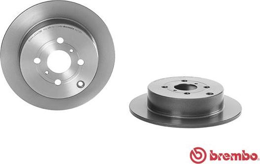 Brembo 08.A273.11 - Bremžu diski ps1.lv