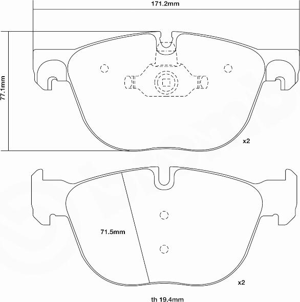 Brembo 07.B314.96 - Augstas veiktspējas bremžu uzliku komplekts ps1.lv