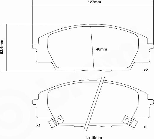 Brembo 07.B314.45 - Augstas veiktspējas bremžu uzliku komplekts ps1.lv