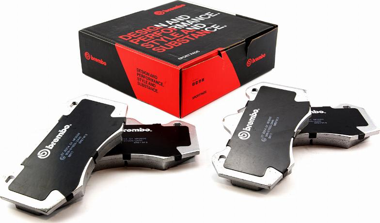 Brembo 07.B314.61 - Augstas veiktspējas bremžu uzliku komplekts ps1.lv