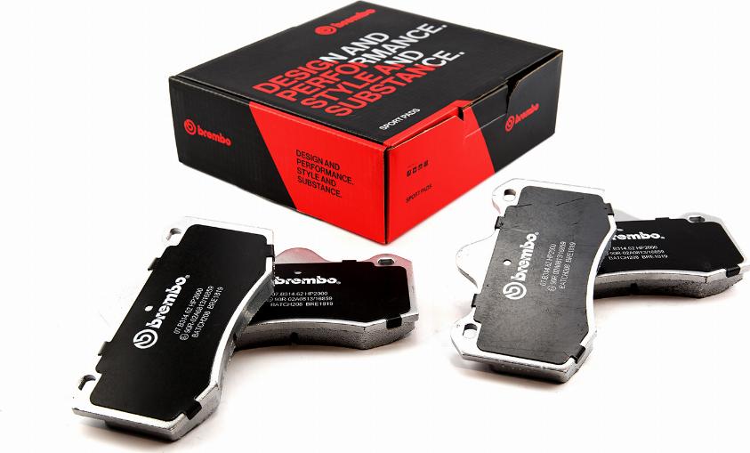 Brembo 07.B314.62 - Augstas veiktspējas bremžu uzliku komplekts ps1.lv