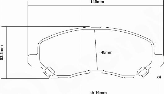 Brembo 07.B314.09 - Augstas veiktspējas bremžu uzliku komplekts ps1.lv