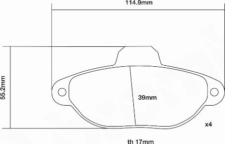 Brembo 07.B314.28 - Augstas veiktspējas bremžu uzliku komplekts ps1.lv