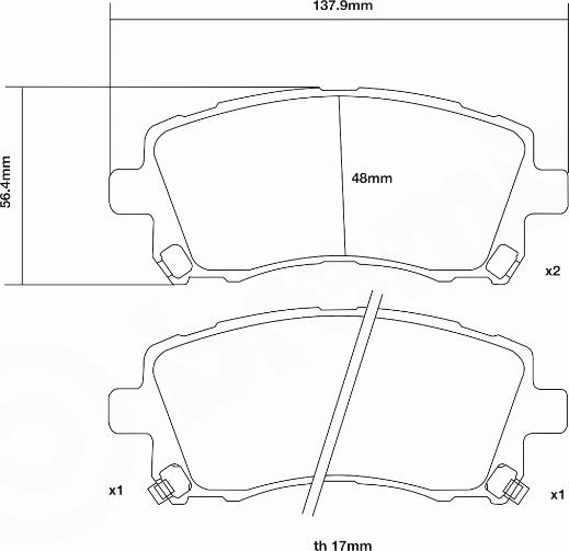 Brembo 07.B314.23 - Augstas veiktspējas bremžu uzliku komplekts ps1.lv