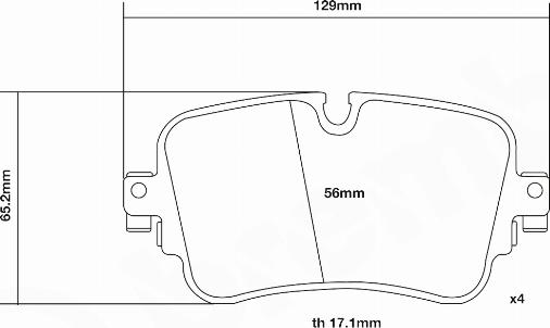 Brembo 07.B315.90 - Augstas veiktspējas bremžu uzliku komplekts ps1.lv