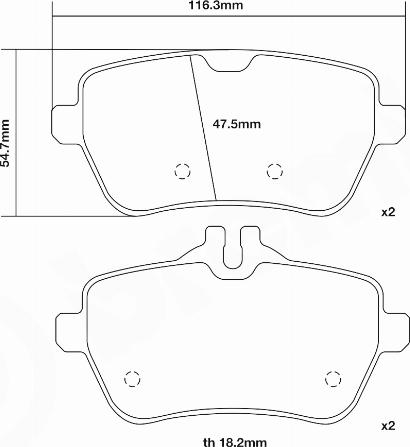 Brembo 07.B315.64 - Augstas veiktspējas bremžu uzliku komplekts ps1.lv