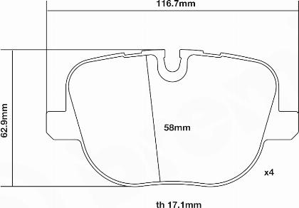 Brembo 07.B315.62 - Augstas veiktspējas bremžu uzliku komplekts ps1.lv