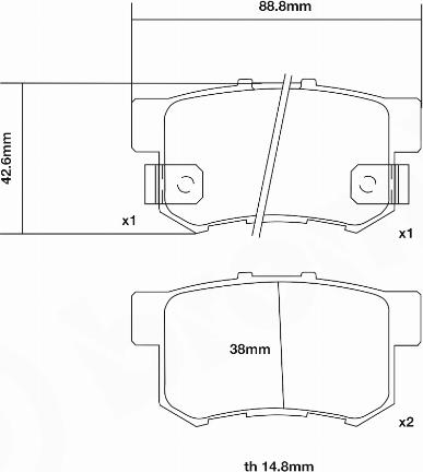 Brembo 07.B315.05 - Augstas veiktspējas bremžu uzliku komplekts ps1.lv