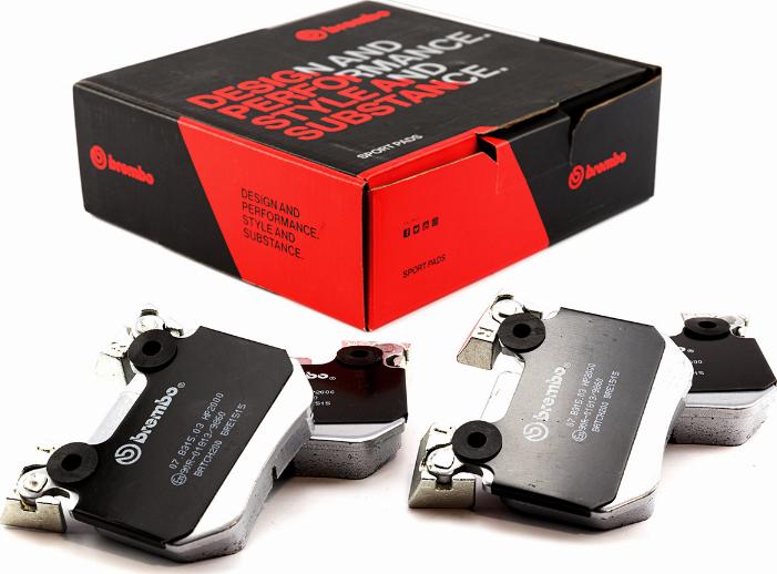 Brembo 07.B315.03 - Augstas veiktspējas bremžu uzliku komplekts ps1.lv