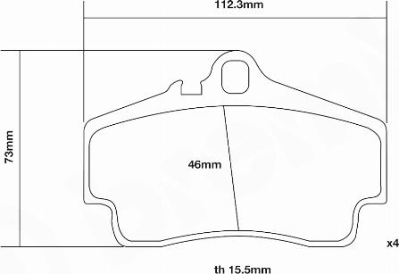 Brembo 07.B315.14 - Augstas veiktspējas bremžu uzliku komplekts ps1.lv