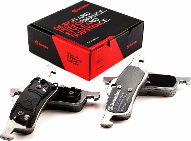 Brembo 07.B315.10 - Augstas veiktspējas bremžu uzliku komplekts ps1.lv