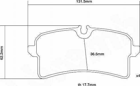 Brembo 07.B315.86 - Augstas veiktspējas bremžu uzliku komplekts ps1.lv