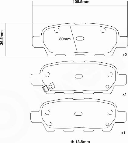 Brembo 07.B315.87 - Augstas veiktspējas bremžu uzliku komplekts ps1.lv