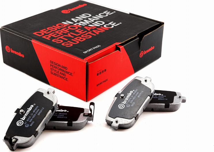 Brembo 07.B315.31 - Augstas veiktspējas bremžu uzliku komplekts ps1.lv