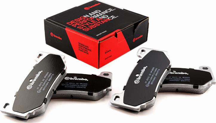 Brembo 07.B315.32 - Augstas veiktspējas bremžu uzliku komplekts ps1.lv