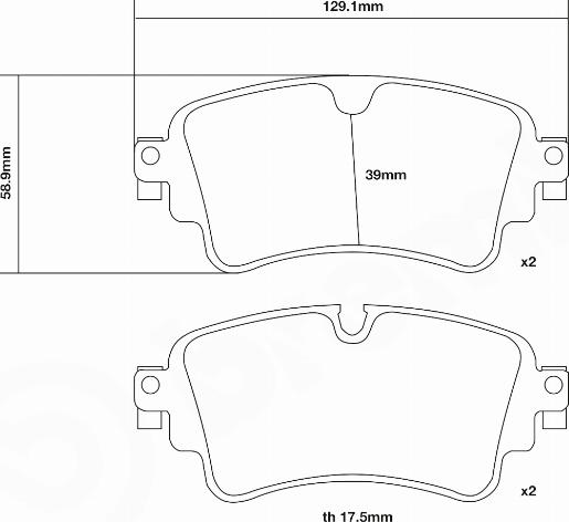 Brembo 07.B315.74 - Augstas veiktspējas bremžu uzliku komplekts ps1.lv