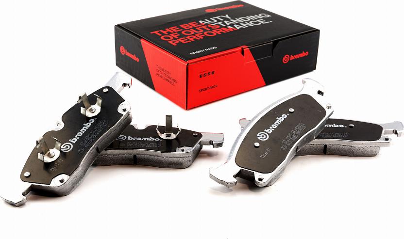 Brembo 07.D435.12 - Augstas veiktspējas bremžu uzliku komplekts ps1.lv